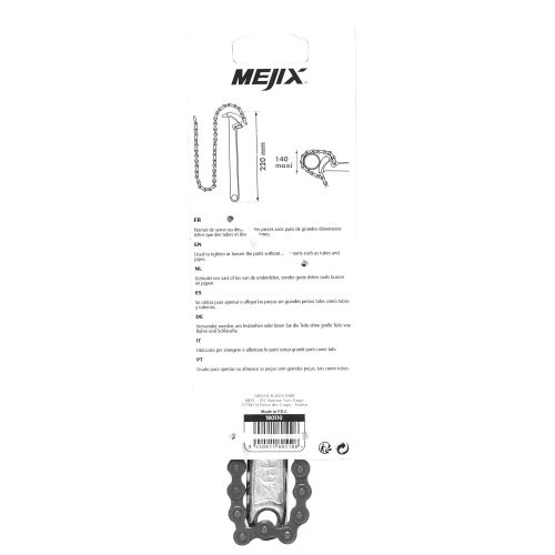 Clé à chaine réversible 220mm D 140 mm - MEJIX - 180510 pas cher Secondaire 3 L