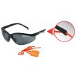 Lunette de protection noire avec bouchons d'oreille KS TOOLS 310.0171 photo du produit