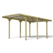 Carport en bois JEAN pour 1 voiture 14,2m² - FOREST STYLE - 4919 pas cher