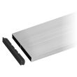 R&egrave;gle alu rectangulaire 1 voile 2 alv&eacute;oles 3m - TALIAPLAST - 380105 pas cher