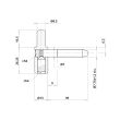 Fiche mâle réglable diamètre 13 mm OTLAV CG057130H003 photo du produit Secondaire 1 S