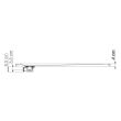 Receveur extra-plat KINESURF 4 cm 120 x 70 blanc AD KINEDO RD1109AD photo du produit Secondaire 1 S
