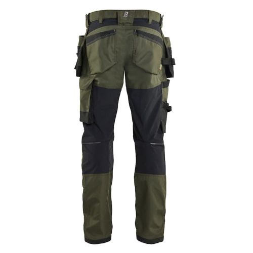 Pantalon stretch 2D poche flottante vert forêt/gris T42L - BLAKLADER - 175018324298C148 pas cher Secondaire 1 L