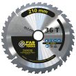 Lame de scie circulaire TCT pour bois - métal 210 mm x 25,4 mm 36 dents FARTOOLS 113973 photo du produit