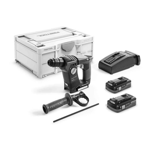 Perforateur SDS Plus 18V BHC 18 HPC 4,0 I-Plus + 2 batteries 4Ah + chargeur + coffret Systainer - FESTOOL - 576513 pas cher