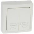 Poussoir pour volets roulants ASL appareillage saillie complet blanc - LEGRAND - 086010 pas cher