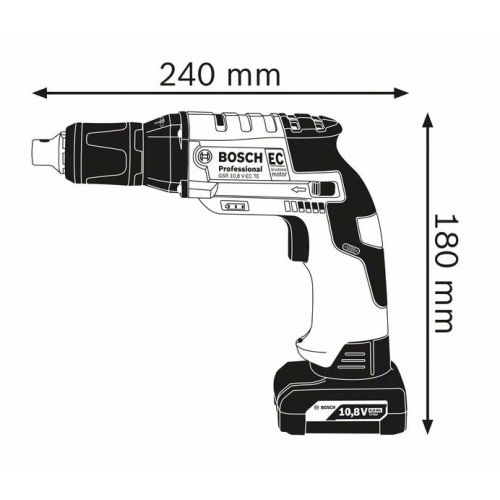 Visseuse plaquiste 12V GTB 12V-11 (sans batterie ni chargeur) en coffret L-BOXX BOSCH 06019E4003 photo du produit Secondaire 3 L