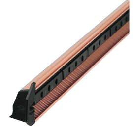 Grille extérieure auto-réglable hauteur 35mm longueur 475mm brun RAL1247 - RENSON - 00471303 pas cher Principale M
