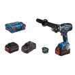 Perceuse-visseuse à percussion 18 V GSB 18V-150 C PROFESSIONAL avec 2 batteries + chargeur + coffret L-BOXX BOSCH 06019J5105 photo du produit