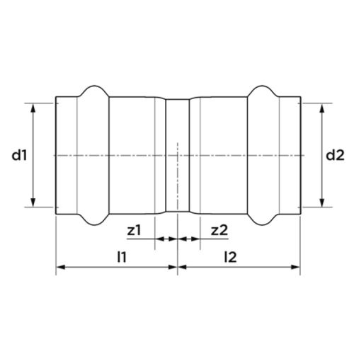 Raccord sudopress cuivre manchon FF 28 AALBERTS 6671137 photo du produit Secondaire 1 L