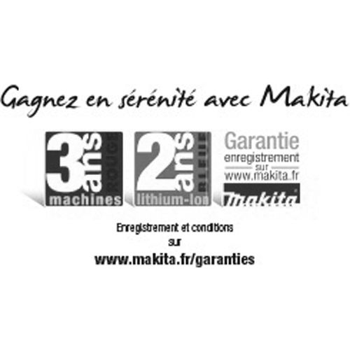 Pack 2 outils 18V (DDF482/DTD152) + 3 batteries 3Ah + chargeur + coffret MAKPAC - MAKITA - DLX2127J1 pas cher Secondaire 3 L
