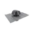 Chapeau de ventilation D100 anthracite avec collerette d'&eacute;tanch&eacute;it&eacute; NICOLL  VVE10A photo du produit