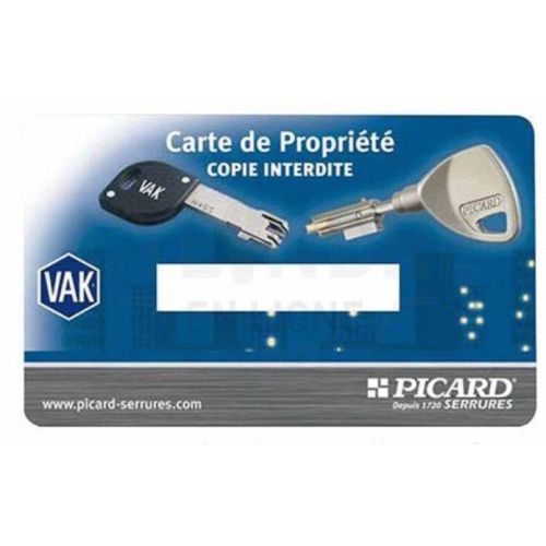 Carte de reproduction Vak Picard photo du produit Principale L