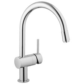 Mitigeur évier MINTA Grohe monocommande avec douchette extractible - 32918-000 pas cher Principale M