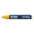Boite de 12 craies à la cire 95 x 12 jaunes LYRA L4880007 photo du produit