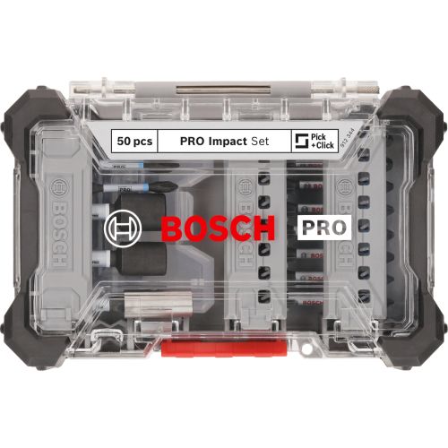 Coffret d'embouts de vissage PRO Impact 50 pi&egrave;ces BOSCH 2608521U89 photo du produit Secondaire 2 L