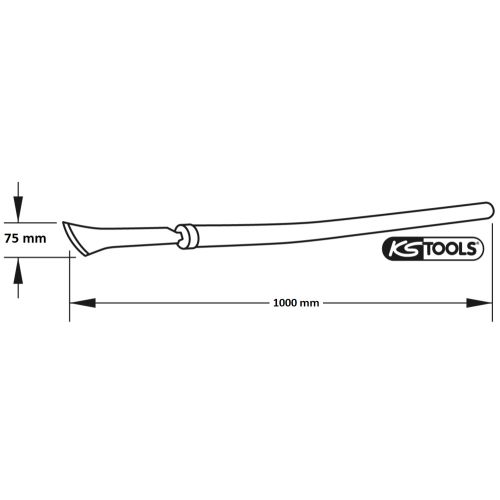 Dérouilleur BRONZEPLUS 1000 mm KS TOOLS 963.9547 photo du produit Secondaire 1 L