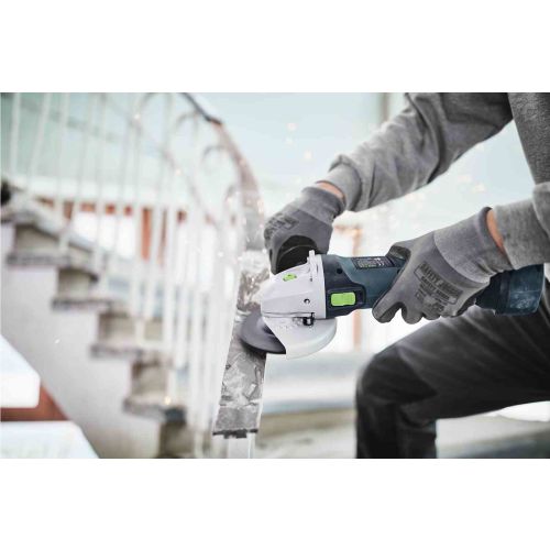 Meuleuse d'angle 18 V AGC 18-125 5,2 EBI-Plus + 2 batteries 5,2 Ah + chargeur + coffret SYSTAINER FESTOOL 577241 photo du produit Secondaire 7 L