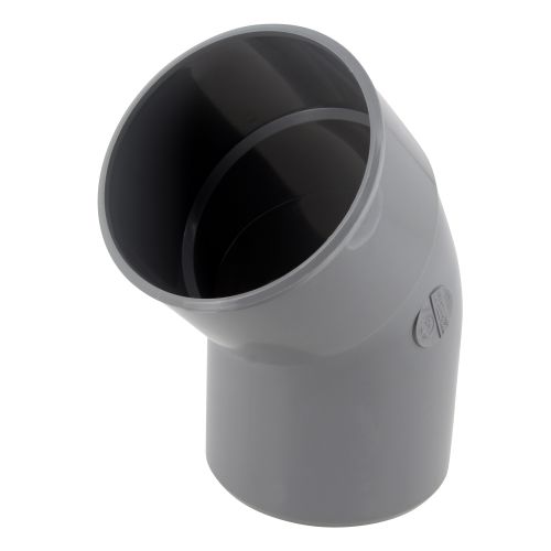 Coude D 63mm m&acirc;le-femelle &agrave; 45&deg; - NICOLL - CL4 pas cher