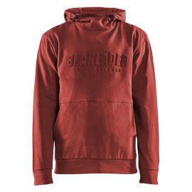 Sweat à capuche imprimé 3D rouge brique T2XL - BLÅKLÄDER - 353011585909XXL pas cher Principale M