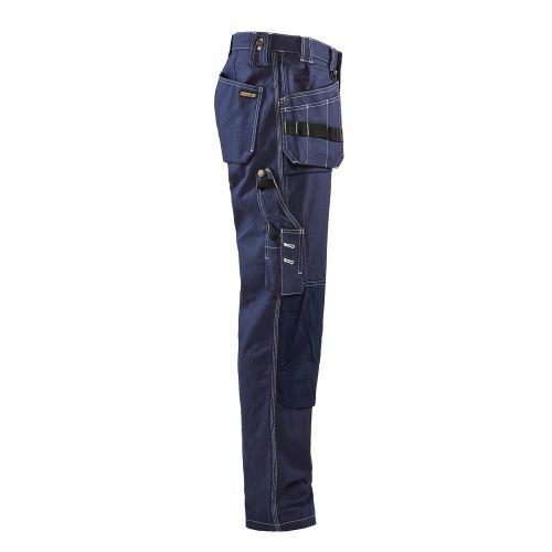 Pantalon Artisan avec poches flottantes coton marin T40L - BLÅKLÄDER - 153013708800C146 pas cher Secondaire 3 L