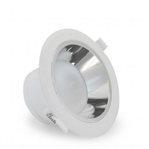 Downlight LED SIRIUS basse luminance blanc / argenté rond D 150 mm 15 W 1300 Lm 3000 K MIIDEX LIGHTING 76541 photo du produit Secondaire 1 L