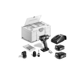 Perceuse-visseuse 10,8V Festool TXS 12 2,5-Set + 2 batteries 2,5 Ah + chargeur + coffret Systainer SYS3 DF M 187 - 576874 pas cher Principale M