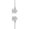 Paire de verrous à bouton 4000S oméga cylindre 45mm 4 clés gauche - JPM - 502200-83-2A pas cher