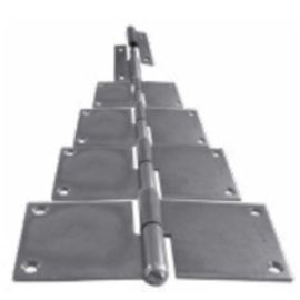 Paumelle JARDINIER MASSARD 60 x 38 mm pour persiennes 4 vantaux zingué photo du produit Principale M