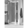 Porte pivotante SUPRA II P 90x185 profilé chromé - KINEDO - PA5104CTN pas cher