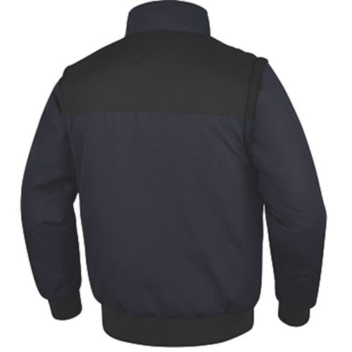 Blouson 2 en 1 NEWDELTA2 à manches amovibles bleu marine/noir TS - DELTA PLUS - NEWD2MNPT pas cher Secondaire 1 L