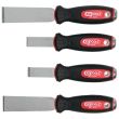 Jeu de 4 grattoirs à lame inox KS TOOLS 907.2210 photo du produit
