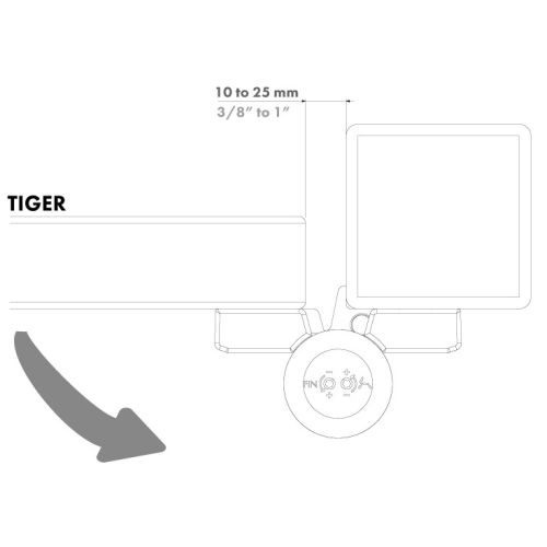 Ferme portillon 2/1 charnière noir 9005 largeur 1,1m 75kg maximal - LOCINOX - P00008665-9005 pas cher Secondaire 3 L