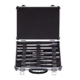 Coffret de forets SDS-Plus Bosch (9 forets + 1 burin pointu + 1 burin plat) - 2608578765 photo du produit Principale M