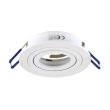 Support de spot rond orientable D 92 mm argent MIIDEX LIGHTING 7712 photo du produit Secondaire 6 S