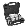 Coffret de 9 trépans et accessoire bi-métal pour électricien de 22 à 86mm - KOPRAM - 42900 pas cher