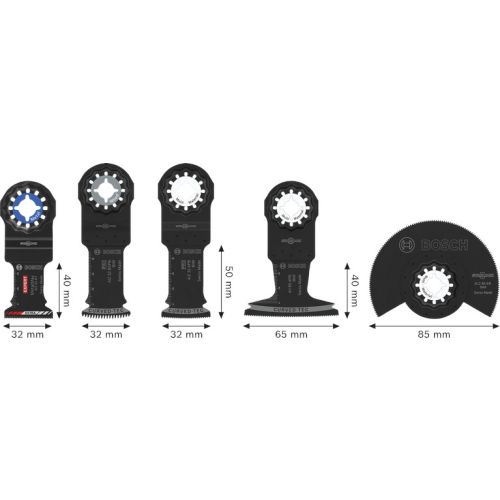 Coffret de 5 lames de outils oscillants multifonctions Starlock Best of Cutting - BOSCH - 2608669092 pas cher Secondaire 4 L
