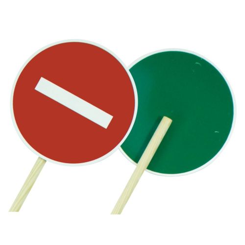 Piquet mobile K10 non r&eacute;tror&eacute;fl&eacute;chissant D 420mm - TALIAPLAST - 520204 pas cher