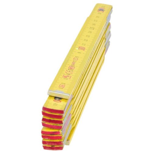 Mètre pliant jaune en bois longueur 2 m KS TOOLS 300.0060 photo du produit