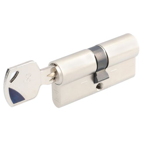 Cylindre européen 6 goupilles débrayable 30 x 30 mm laiton nickelé HERACLES 6G-3030D photo du produit Secondaire 5 L