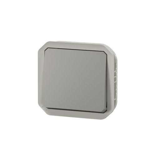Interrupteur ou va-et-vient étanche PLEXO 10AX 250V avec enjoliveur LEGRAND 069511L photo du produit