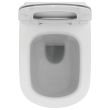 Cuvette suspendue + abattant ultra-fin frein de chute TESI IDEAL STANDARD T354601 photo du produit Secondaire 2 S