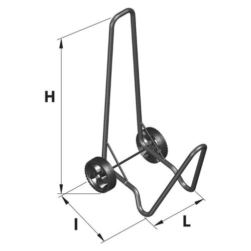 Chariot à bûches ESSENTIEL en acier 60kg - MERMIER - 985235 pas cher Secondaire 1 L