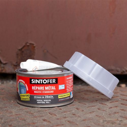 Sintofer mastic fer standard idéal pour le ragréage des surfaces 115 g SINTO 139105 photo du produit Secondaire 2 L