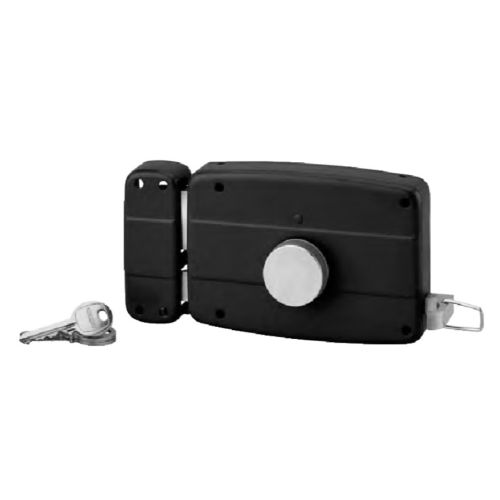 Serrure garage bouton tirage 140x90mm droite - THIRARD - 00000047 pas cher