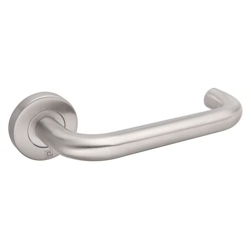 Béquille double XL sur rosace JADE bec de cane spécial PMR inox 1294 Héraclès B-INOX-02XL photo du produit