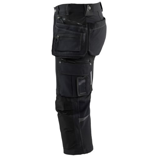 Pantacourt artisan stretch 4D noir T38 - BLÅKLÄDER - 179716449900C44 pas cher Secondaire 3 L