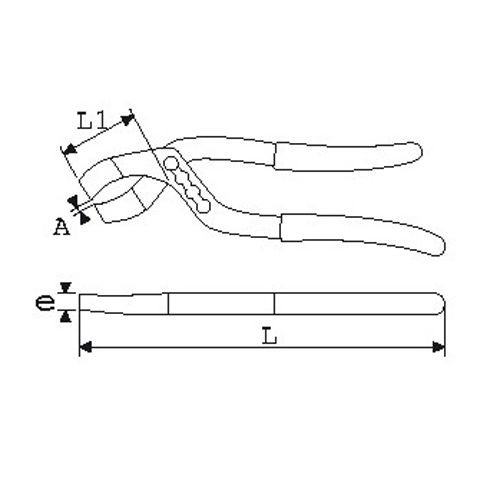 Pince tuyauterie "connector" SAM OUTILLAGE 207-25 photo du produit Secondaire 1 L