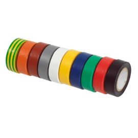 Lot de 10 rubans d'isolation Ks Tools en PVC multicolore 10 m - 141.6010 photo du produit Principale M