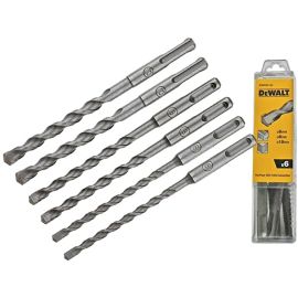 Pack 6 forets SDS Plus Dewalt 160 mm - DT60302-QZ photo du produit Principale M